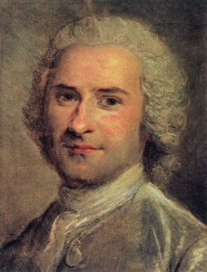 Jean Jacques Rousseau portréja, 1712-78 (nyomtatás)